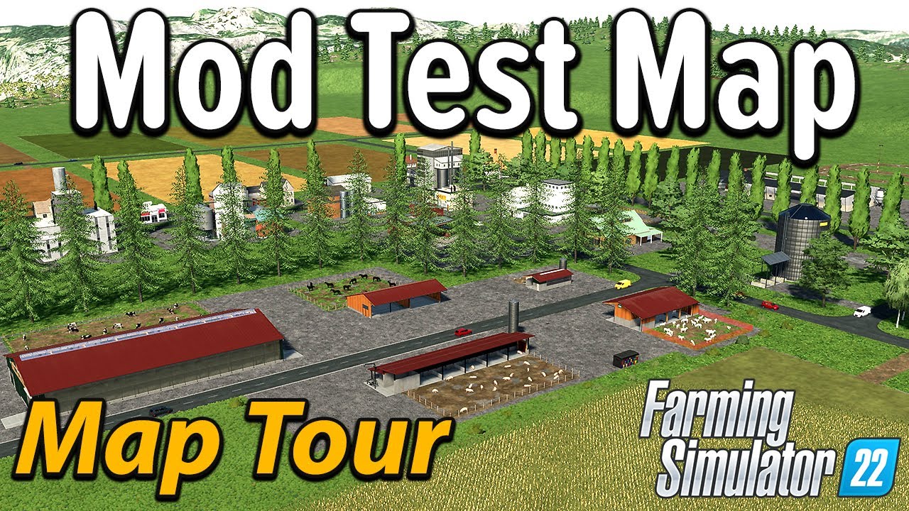 MOD TEST MAP | MAP TOUR!! 🗺️ GRAINMAN TRAVELS ✈️