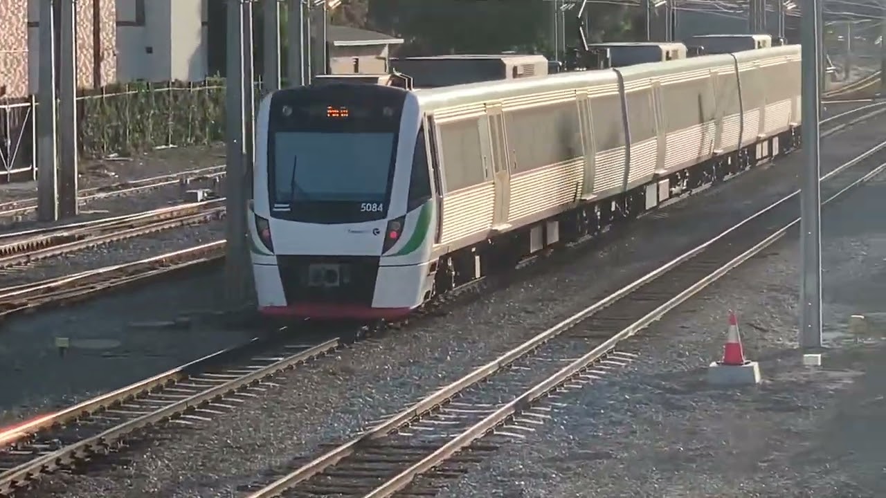 Trains at Claisebrook and surrounding