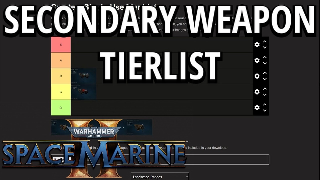 TIER-LIST ВТОРИЧНОГО ОРУЖИЯ В PVP &mdash; Space Marine 2
