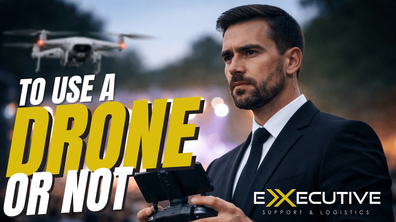 Executive Protection Securing an Outdoor Event Without Drones