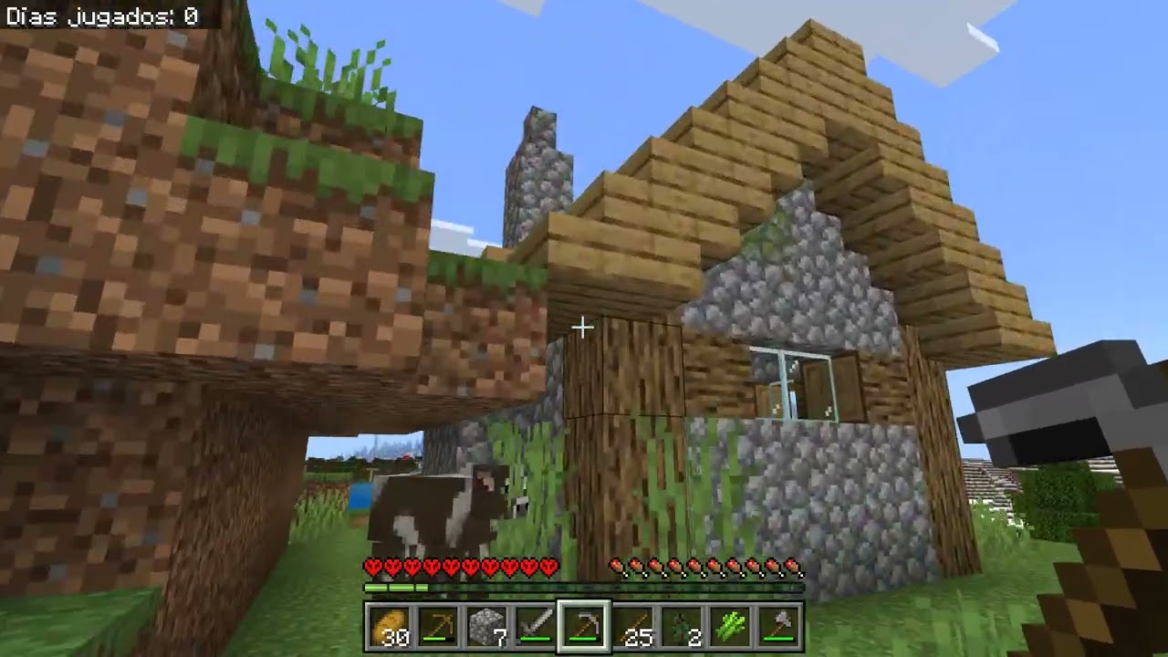 Minecraft en modo extremo 2/100 dias