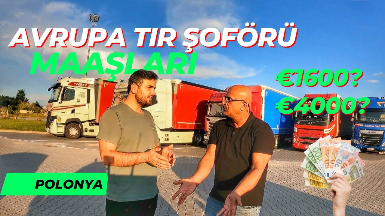 Avrupa TIR Şoförü Maaşları | POLONYA |