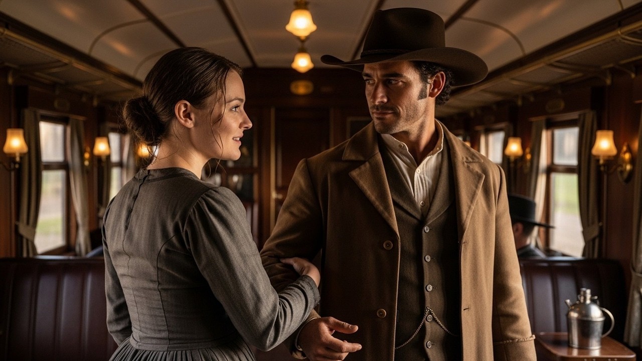 She Worked the Train Serving Meals to Strangers, Until a Cowboy Said 