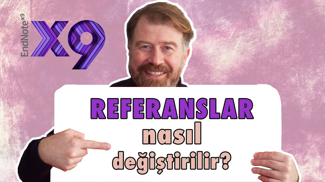 EndNote ile Tez - Makale - Ödev içerisindeki referansları değiştirmek