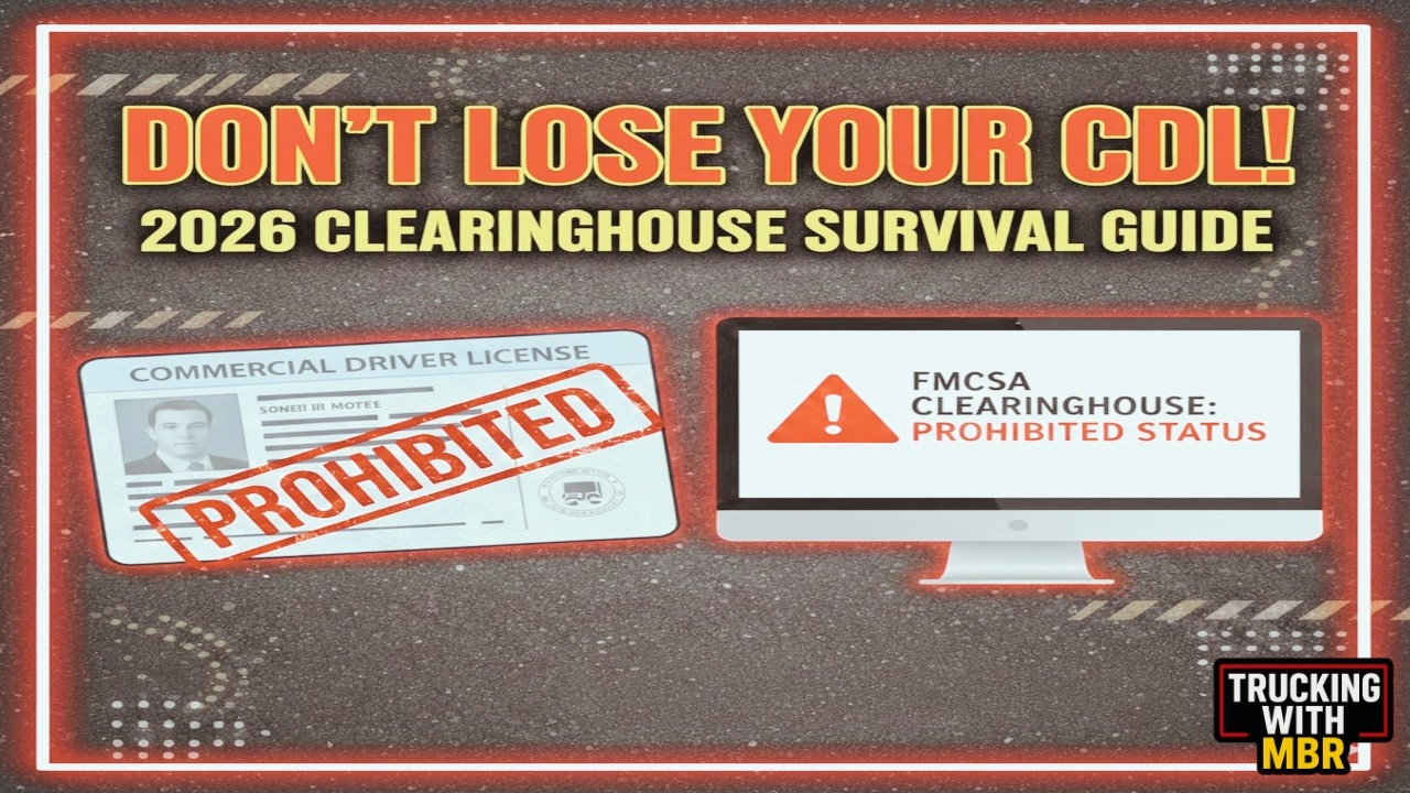 DON'T LOSE YOUR CDL: 2026 FMCSA Clearinghouse Survival Guide