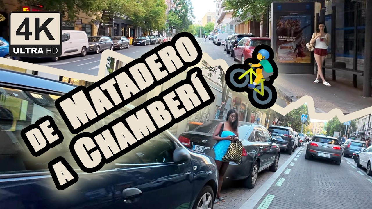 🚴‍♂️ De Matadero a Chamberí en bici - Ruta segura por Madrid en 4K