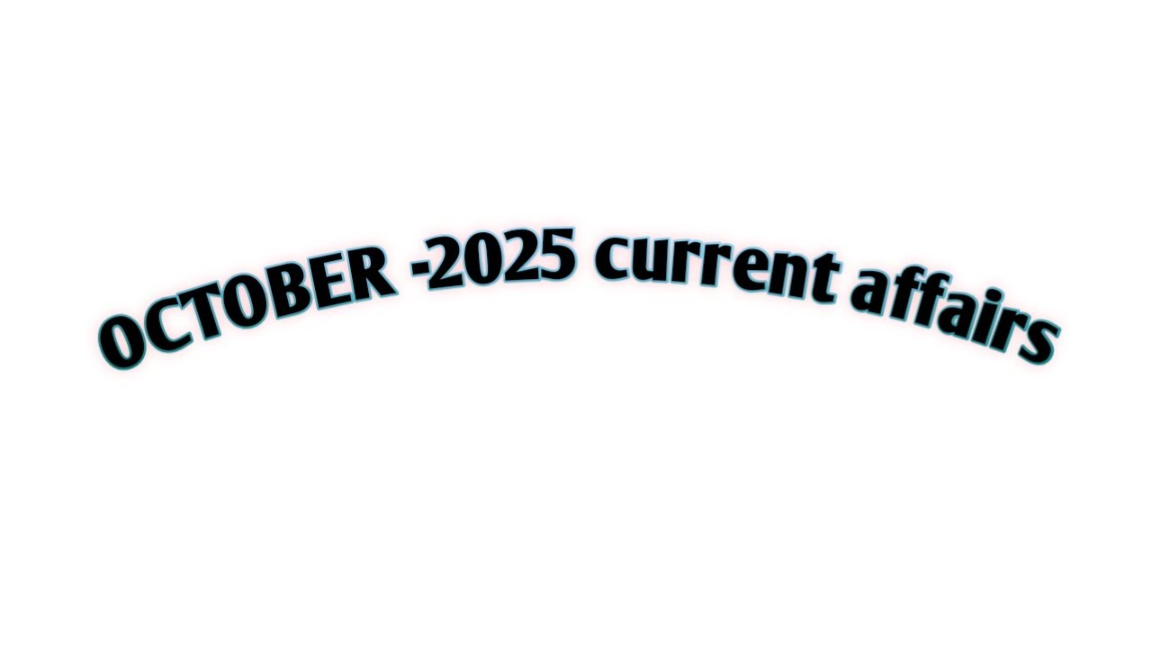 TNPSC Current Affairs October 2025 | 26 முக்கிய MCQ வினாக்கள் | Group 1 2 4