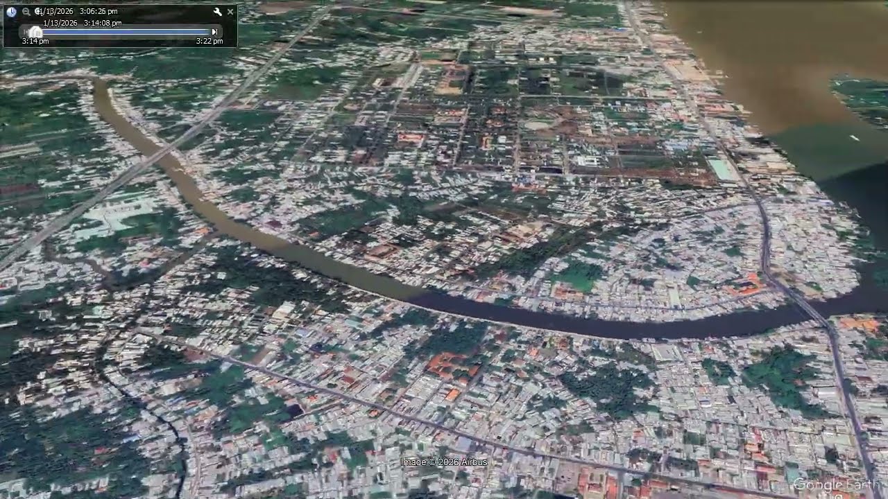 Bài 3 Cách tạo video bay từ trên cao chỉ đường từ điểm A tới điểm B Google Earth Pro | Thuy Vo