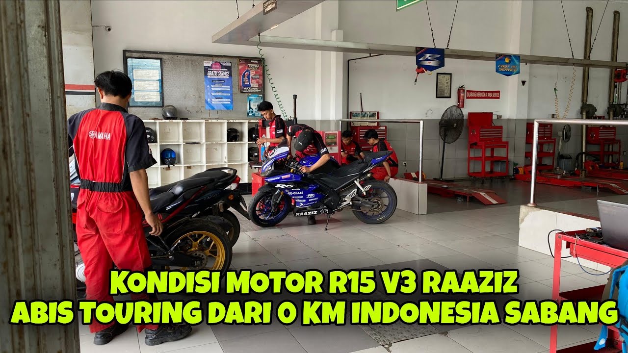 GANTI KAMPAS KOPLING R15 V3‼️KONDISI MOTOR R15 V3 ABIS TOURING DARI 0 KM INDONESIA SABANG #381