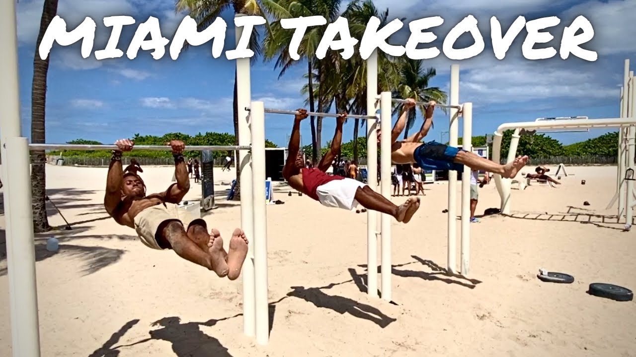 MIAMI TAKEOVER - Muscle Beach Dynamic Calisthenics