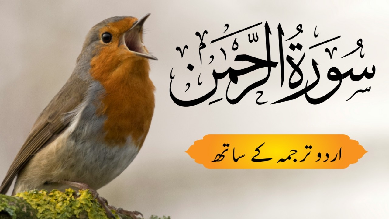 Surah Rahman With Urdu Translation | سورہ رحمٰن | Very Emotional Voice | Quran Tilawat |