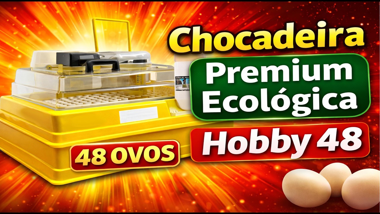 Chocadeira Elétrica Automática Hobby 48 da Premium Ecológica