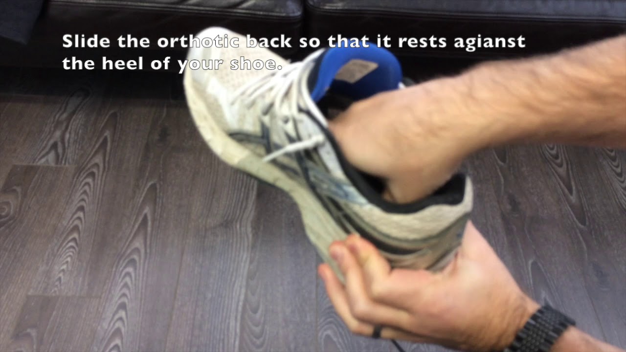 How to trim your orthotics