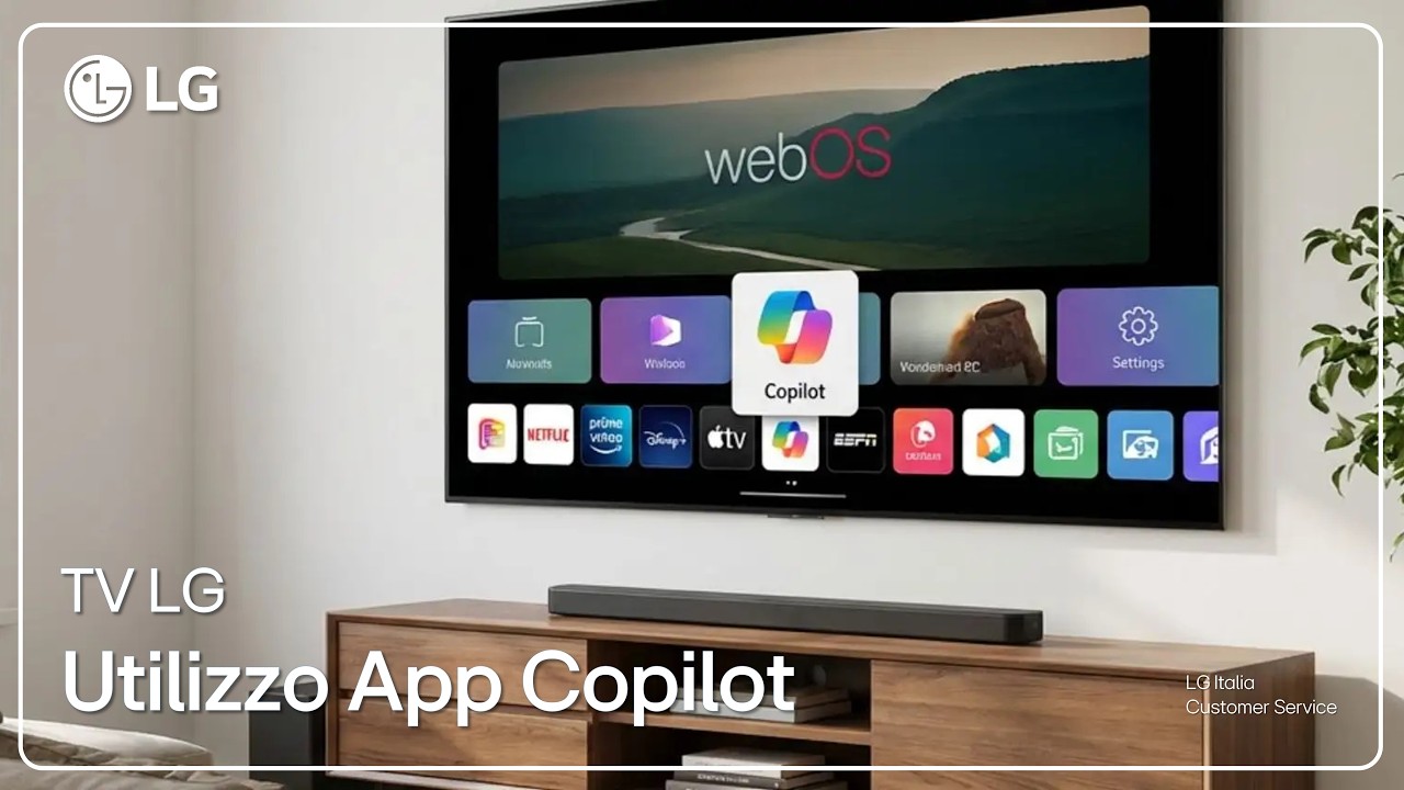 TV LG | Come utilizzare l’app Copilot sulle TV | WebOS 25