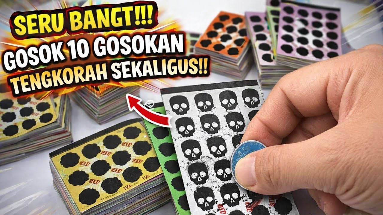 SERU BANGET !!! GOSOK 10 TENGKORAK SEKALIGUS !! HOKI APA TIDAK YA??