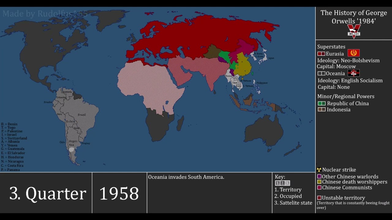 The history of George Orwells '1984': Every year [REUPLOAD]