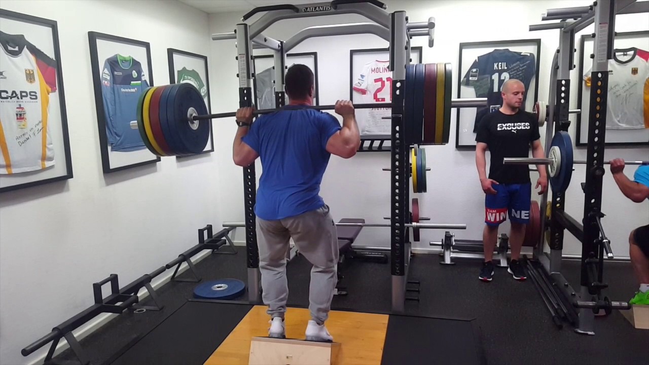 Thomas Dybdahl - YPSI Squat Day - BB Quad Squat - 200kg for 2