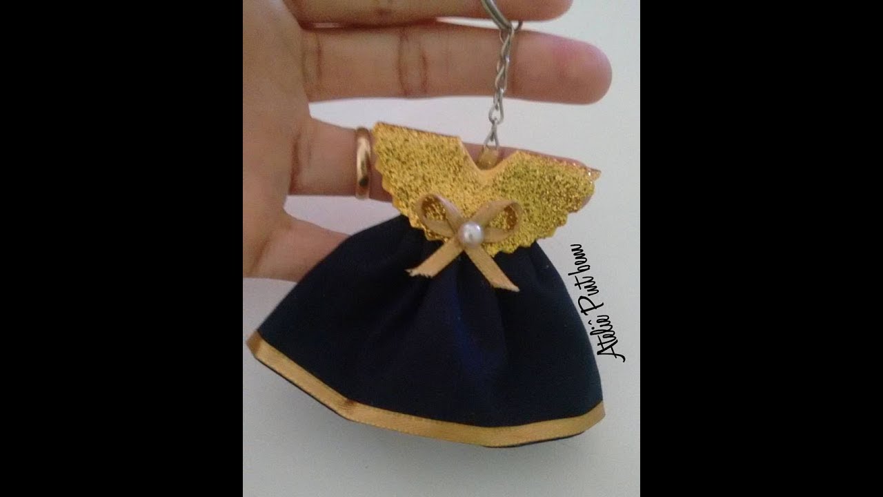 Lembrancinhas para maternidade/vestido chaveirinho