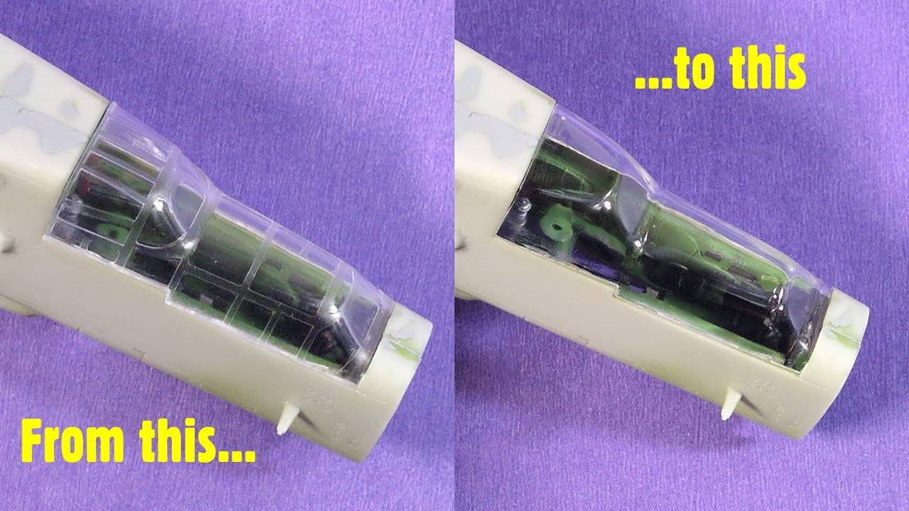 Let's Be Perfectly Clear:  How to Improve Model Kit Canopies