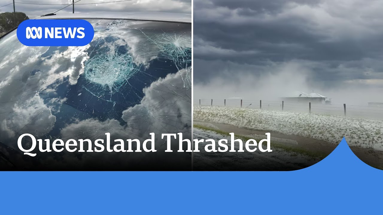 Significant hail and storm damage across Southeast Queensland | ABC NEWS