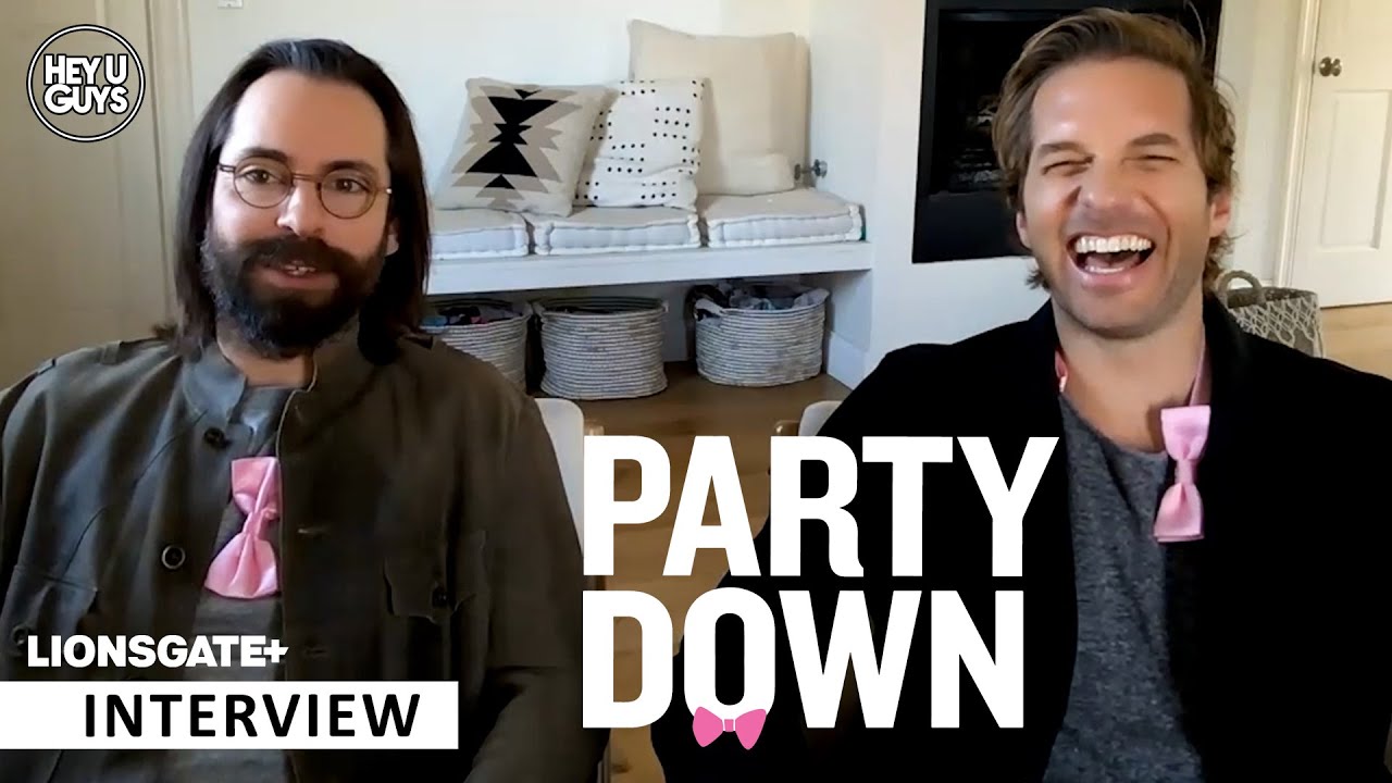 Party Down - Ryan Hansen & Martin Starr hilarious interview on the joy of being back for Season 3