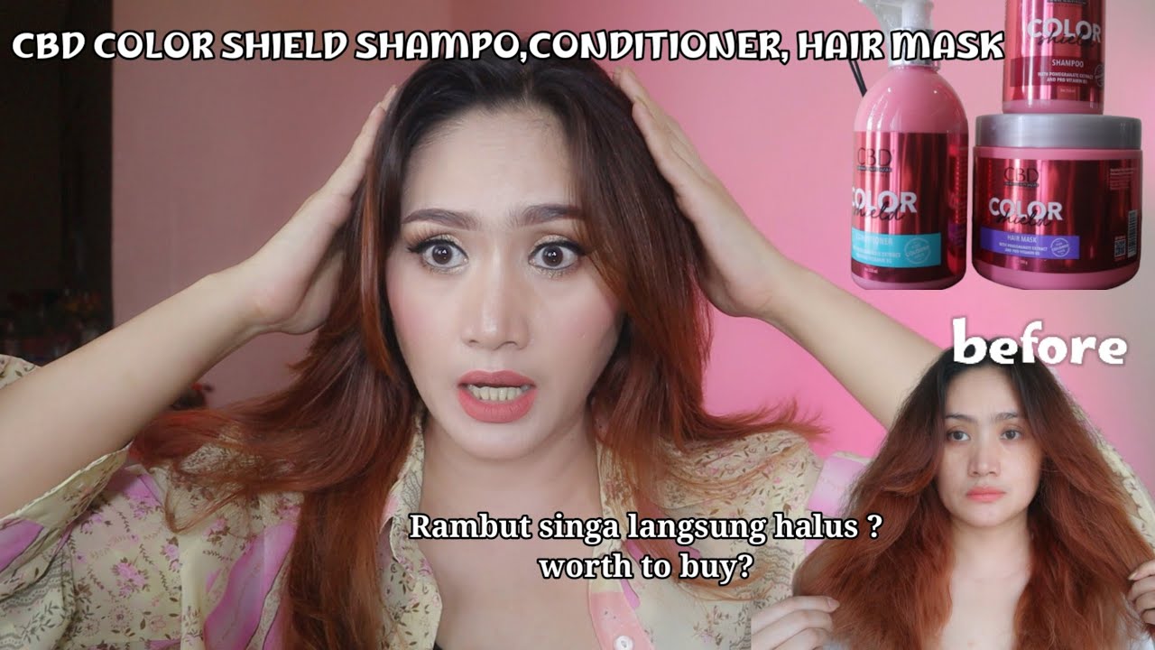 CBD KERATIN HAIR MASK COLOR, SHIELD SHAMPO, CONDITIONER, RAMBUT SINGA LANGSUNG LURUS??
