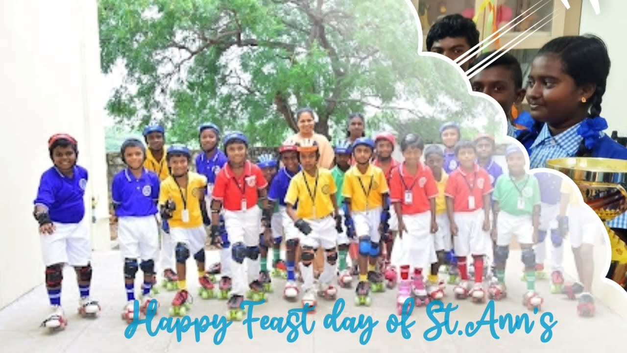 Happy St.Ann's Feast day on July 26😍#St.Ann'sFeast #St.Ann'sMatricschool #Parapaadi #Elangulam
