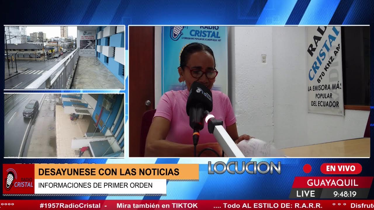 Sábado 7 de febrero de 2026  - Audición #envivo  en RADIO CRISTAL DE #guayaquil
