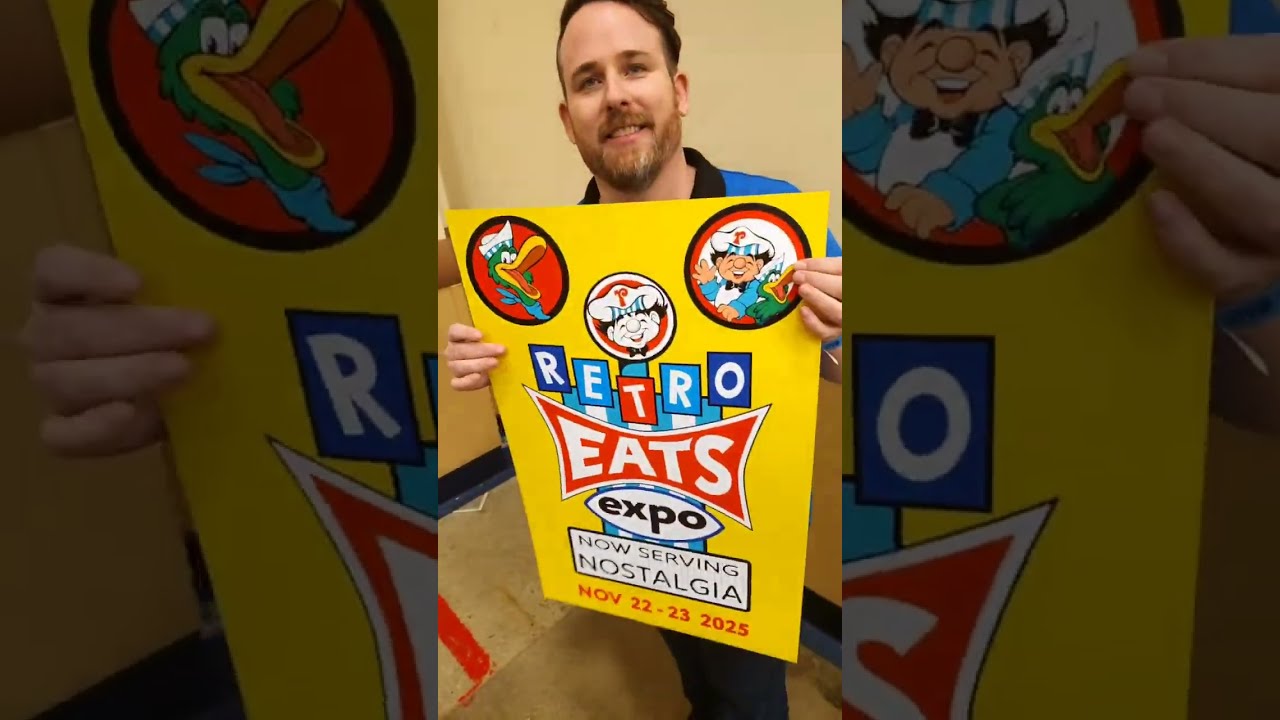 I'm putting on a convention and it's called the Retro Eats Expo!