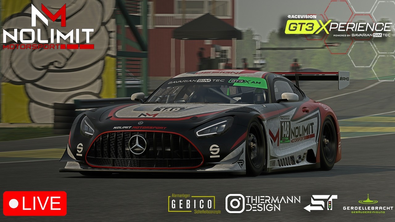 9. Lauf Racevision GT3 Xperience Saison 1 | Virgina 🌧️
