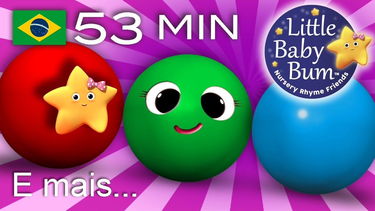 Canção das Cores e Objetos | E muitas mais Canções de Ninar | LittleBabyBum!