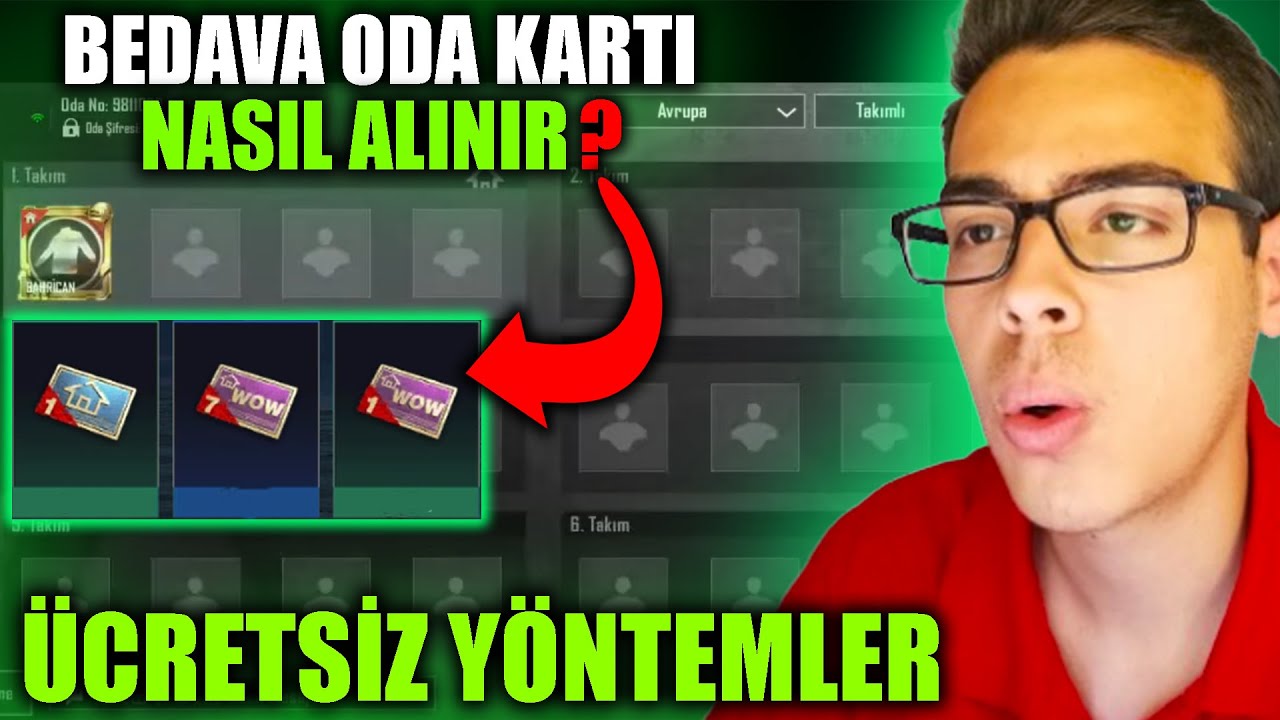 BEDAVA ODA KARTI NASIL ALINIR? | PUBG MOBILE