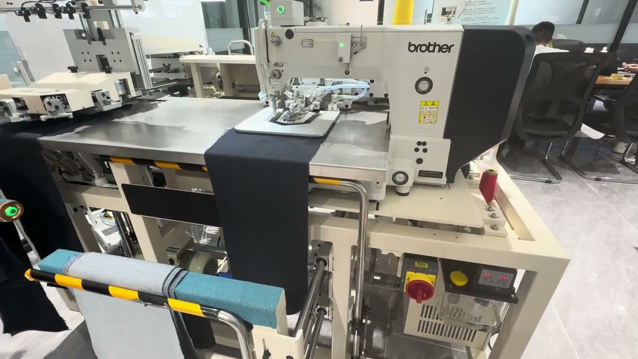 New generation pocket setting machine for jeans pocket