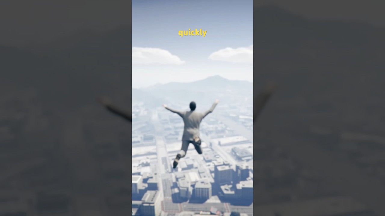 What Happens if You JUMP off a BUILDING and SWITCH Character? (GTA 5)