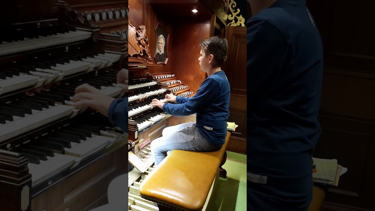 Psalm 87, gespeeld door Jurre, orgel: Nieuwe Kerk Katwijk aan Zee.