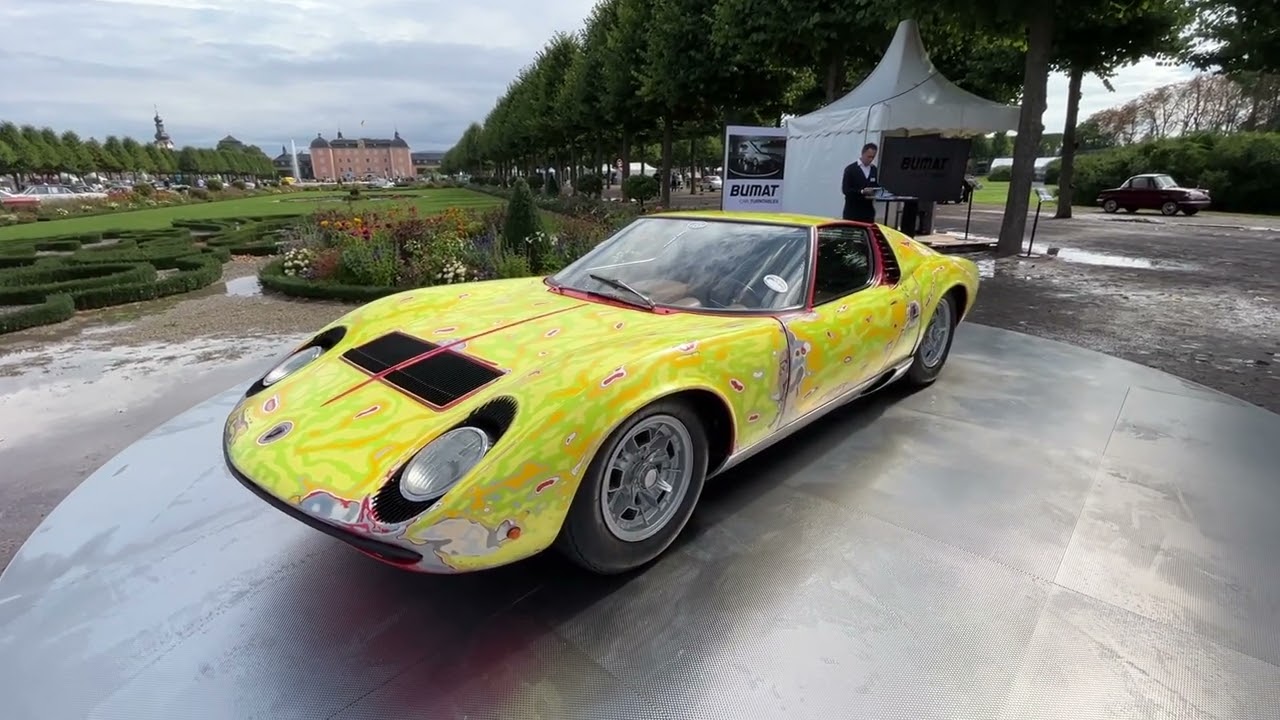 CLASSIC-GALA SCHWETZINGEN im Schlosspark Lamborghini Miura 03.09.2022