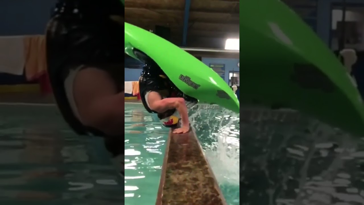 would you be able to do a kayak flip? #outdoorthrills #kayaksession #kayak