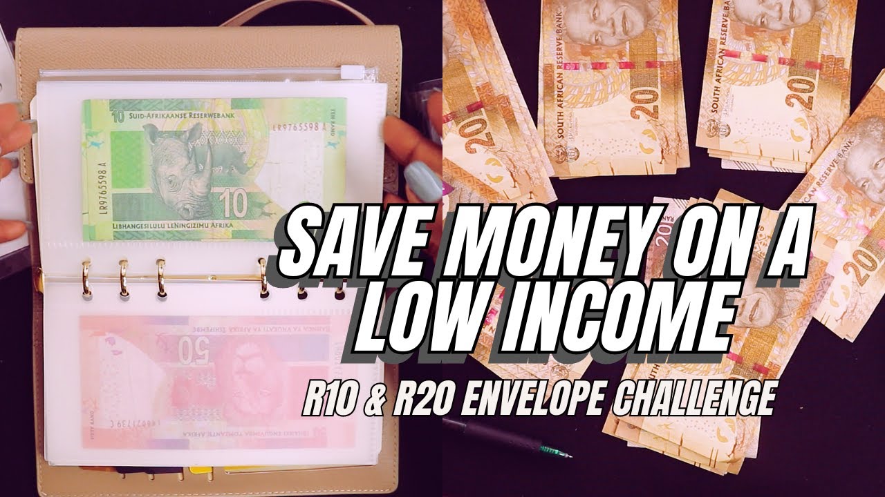 ☀️ HOW TO SAVE MONEY ON A LOW INCOME USING THE R10 & R20 CHALLENGE ☀️