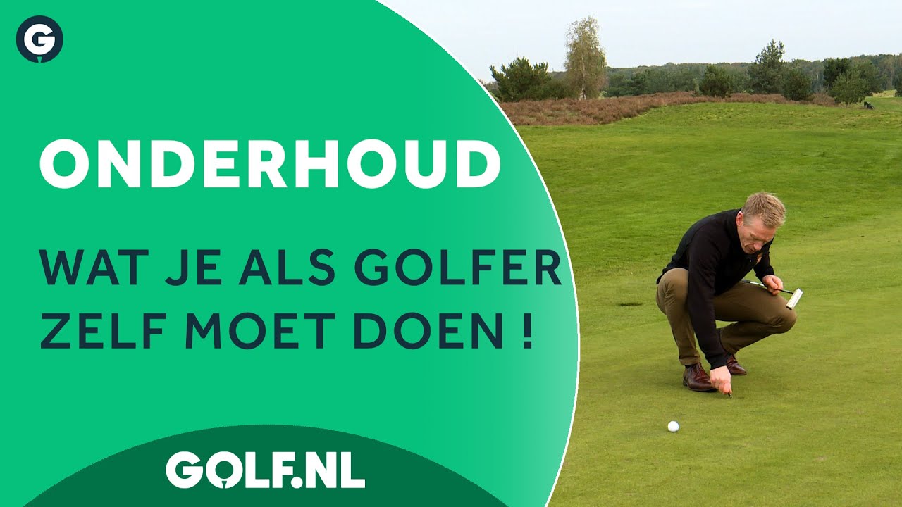 Zorg voor de baan: pitchmarks, divots, bunkers, trolleys en buggies