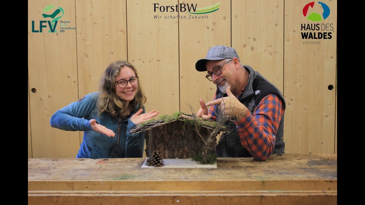 Weihnachtskrippe selber basteln I DIY I Haus des Waldes I ForstBW