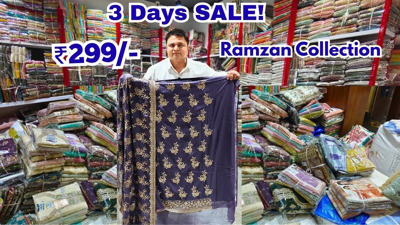 3 Days SALE! Hyderabad Wholesale Dress material Readymade Suits | Aqsa Fabrics