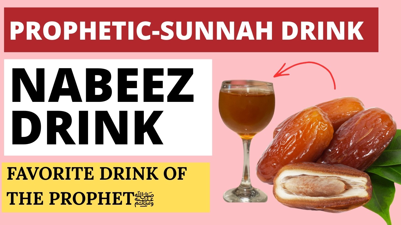 Nabeez DRINK | Islamic Sunnah Date Infused Water for Ramadan Hydration