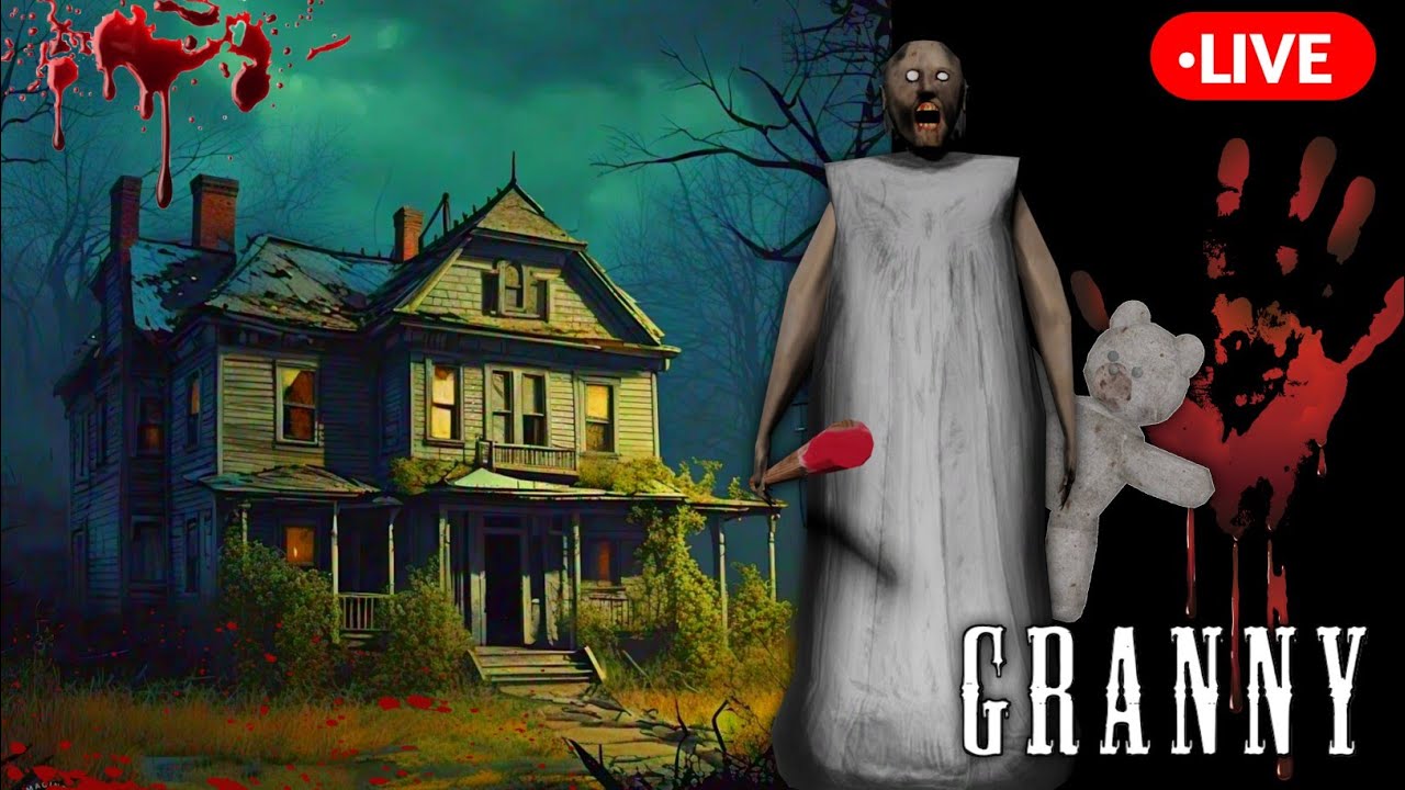 Granny LIVE – Escaping Granny’s House on EXTREME Mode! | Horror Game Livestream | Wynter
