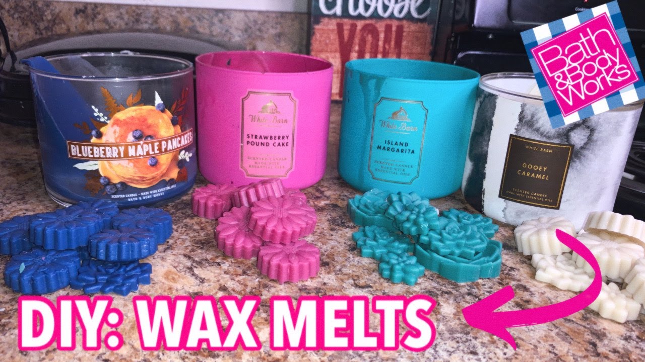 DIY: TURNING MY OLD BATH AND BODY WORKS CANDLES INTO CUTE WAX MELTS | SUPER EASY | CANDLE COLLECTION