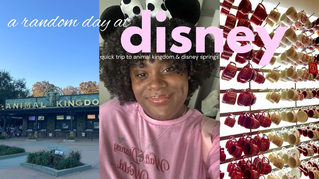 a random day at disney | quick trip to animal kingdom, disney springs, etc  |