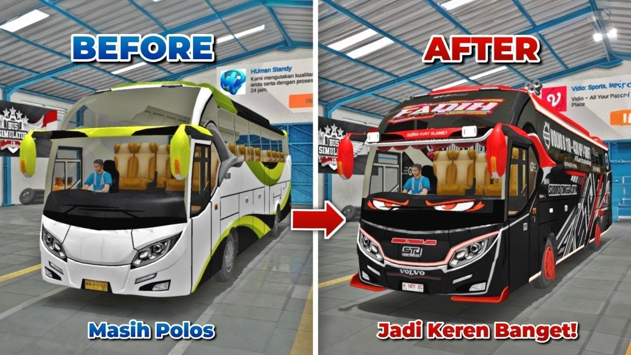 Aku Beli Bus Arjuna XHD & Modifikasi Penuh di BUSSID Update V. 4.4!!