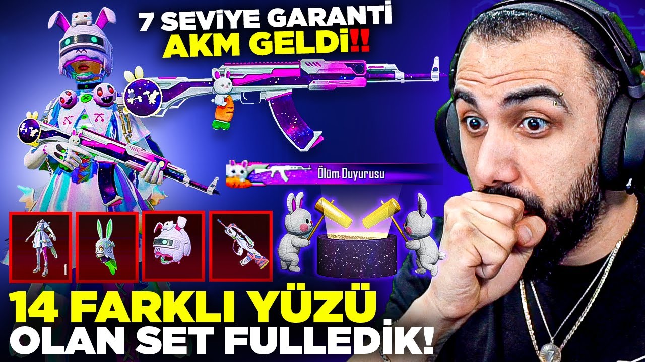 7 SEVİYE GARANTİ AKM VE 14 FARKLI YÜZÜ OLAN DESTANSI SET GELDİ!!😱  30.000 UC EFSANE! | PUBG MOBILE