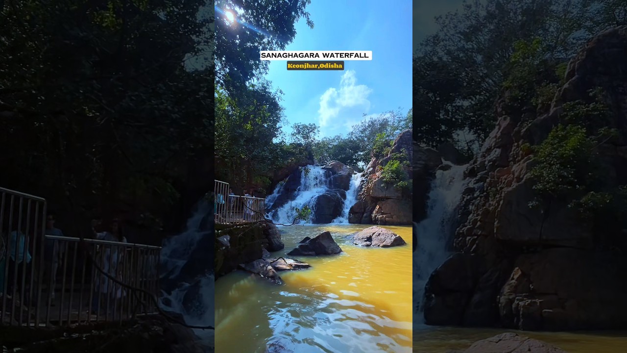 SANAGHAGARA WATERFALL // KEONJHAR, ODISHA #viral#shorts#
