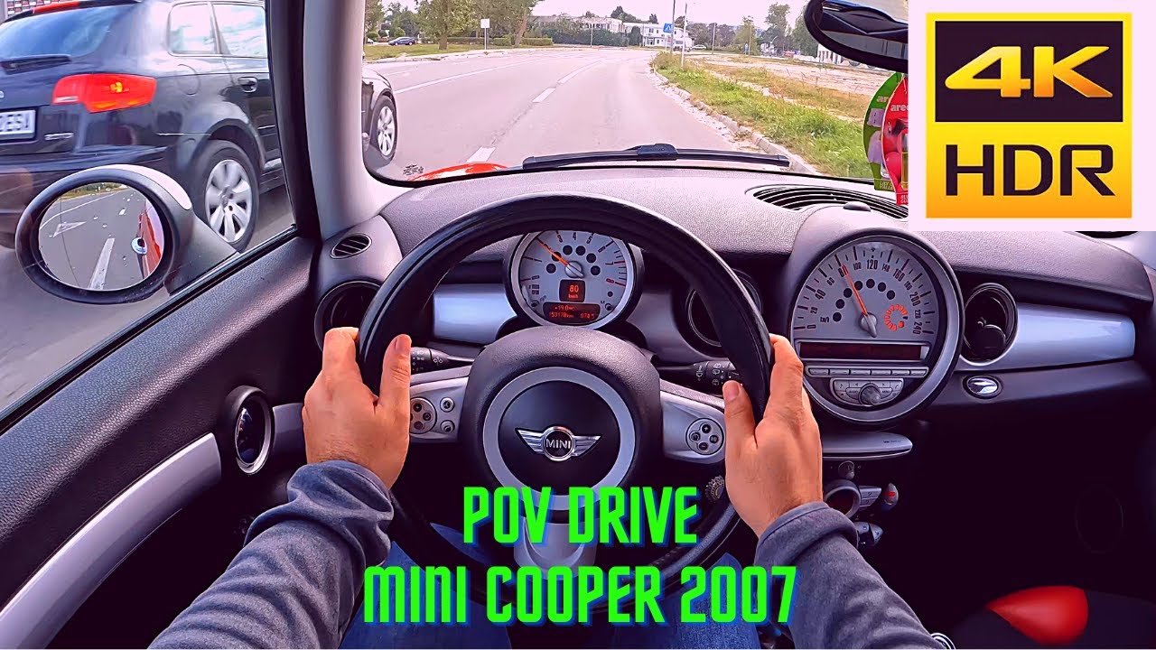 Conduc Mini Cooper 2007 153.000KM (4K POV  Drive )
