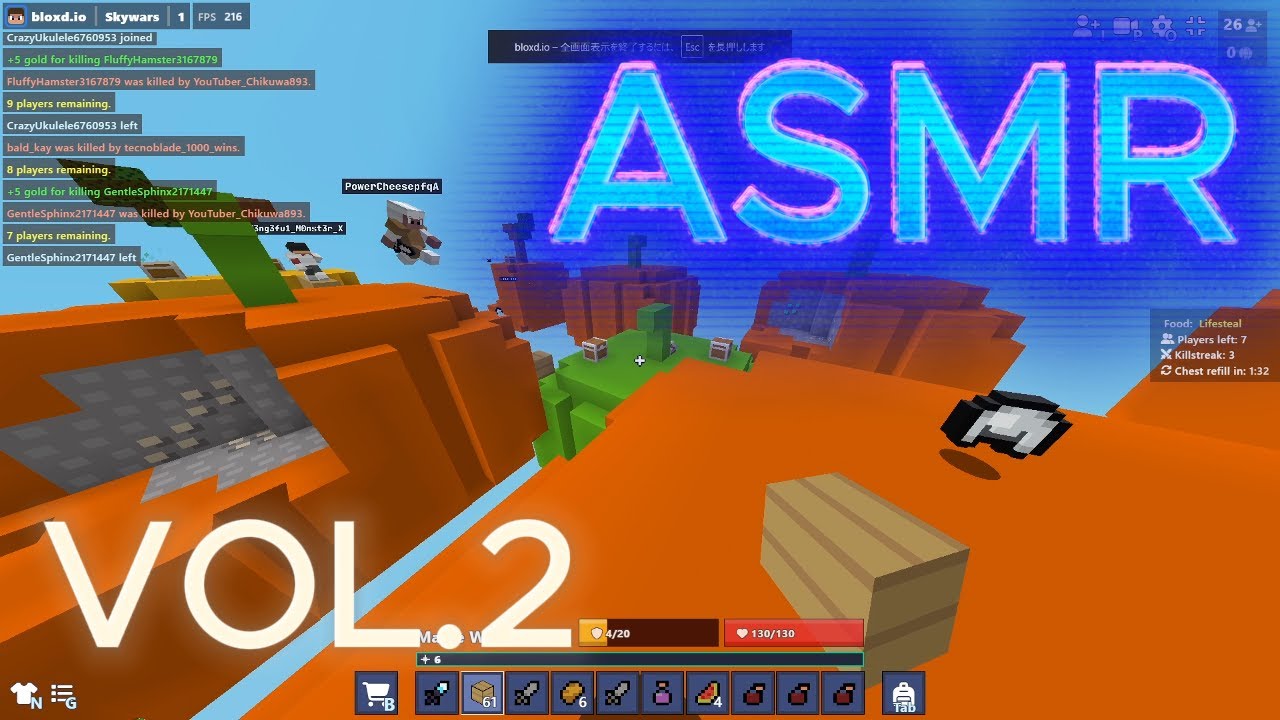 bloxd.io Skywars ASMR VOL.2